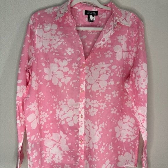 Jones New York Women's Pink Shirt - Picture 1 of 6